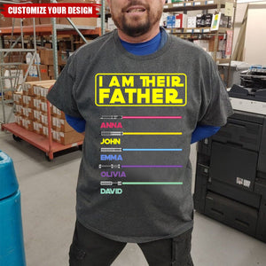I Am Their Father/Mother - Personalized T-Shirt, Gift For Father's Day, Mother's Day