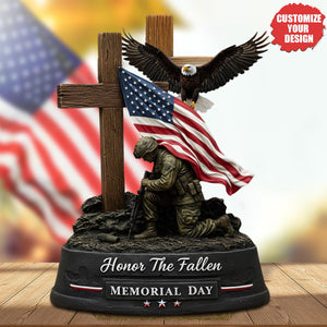 Honor The Fallen - Personalized Veteran Custom Shaped Acrylic Plaque
