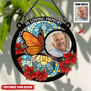 I'm Always With You Memorial - Personalized Window Hanging Suncatcher Ornament
