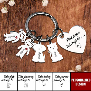 This Mommy Daddy Belongs To - Personalized Keychain, Gifts For Family
