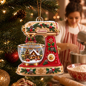 Personalized Baking Mixer Christmas Ornament