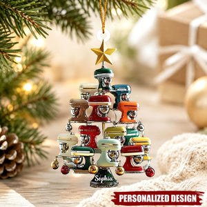 Personalized Bakery Machine Christmas Ornament