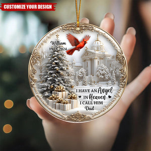 Memory In Heaven - Personalized Memorial Ornament