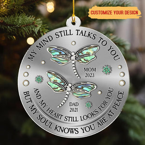 Dragonfly My Mind My Heart My Soul - Personalized Custom Acrylic Ornament