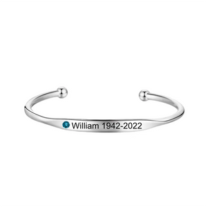 Personalized Birthstone Name Elegant Bracelet