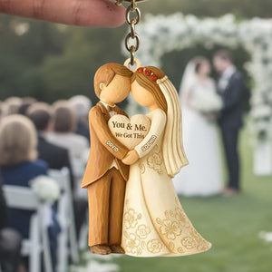 Personalized Gifts For Newlyweds Keychain