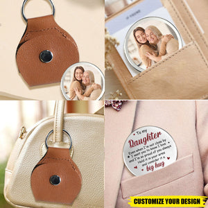 I Love You And I’m So Proud Of You - Family Personalized Custom Photo Pocket Hug