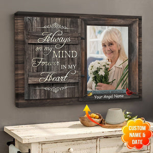 Personalized In Loving Memory Poster, Memorial Gift For Loss Of Loved One