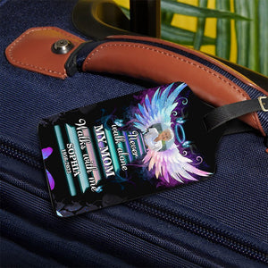 Never Walk Alone - Memorial Gift - Personalized Luggage Tag