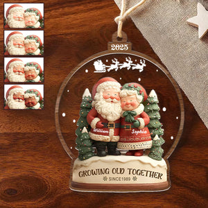 Personalized Couple Christmas Ornament, Xmas Tree Decor