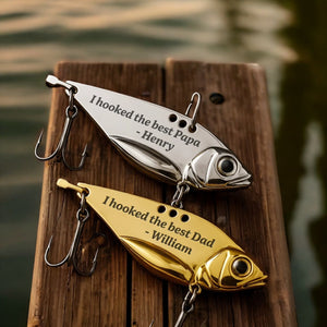Best Catch Of My Life - Family Personalized Custom Engraved Fishing Lure - Father's Day