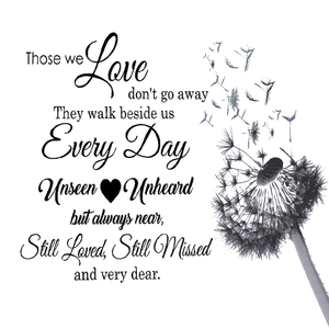 Walk With Me Today And Always - Personalized Lapel Pin