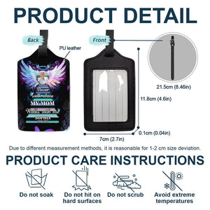 Never Walk Alone - Memorial Gift - Personalized Luggage Tag