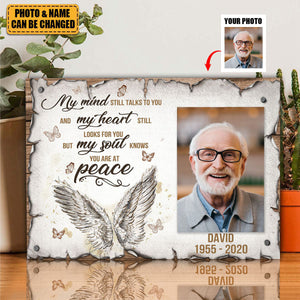 My Mind Still Talks To You - Upload Image - Personalized Memorial Picture Frames