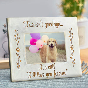 Pet Memorial Wood Photo Frame