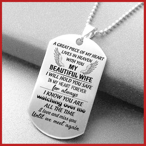 I Will Hold You Safe in My Heart Necklace