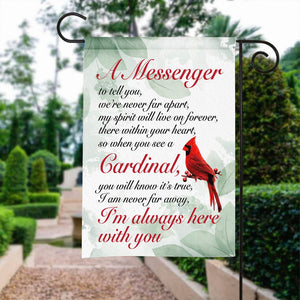 Red Cardinal Messenger Flag