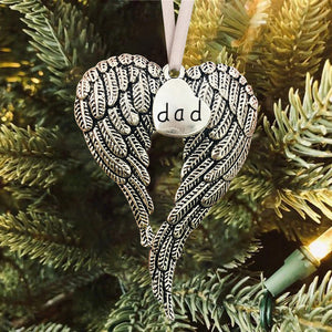 Angel Wing Memorial Christmas Tree Hanging Ornament