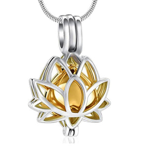 Lotus Flower Ashes Pendant Necklace