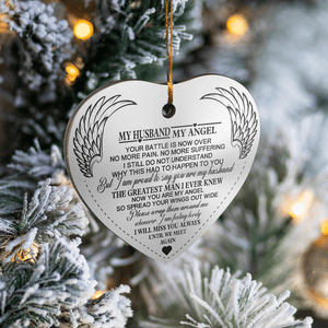 My Husband My Angel Ornament