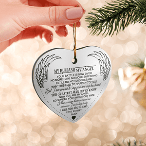 My Husband My Angel Ornament