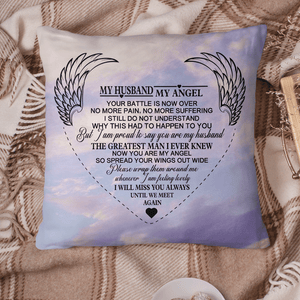 My Husband My Angel Pillow Case