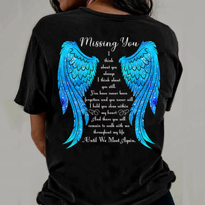 Missing You Until We Meet Again Personalized T-shirt