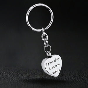 Engraved Cremation Urn Keychain for Ashes