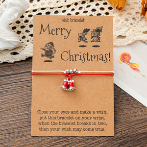 Merry Christmas Bracelet with Wish Cards