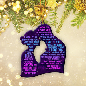 I Miss You I Watch You Memorial Ornament