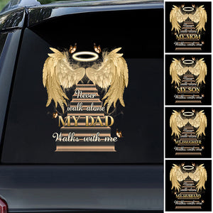 Never Walk Alone My Love Walks With Me Car Stickers