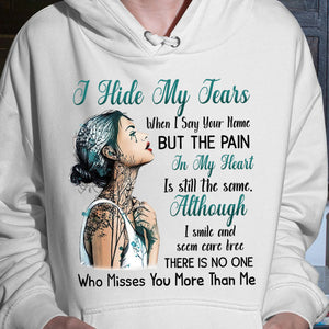 I Hide My Tears Hooded Sweatshirt