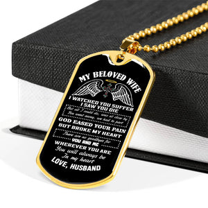 MY BELOVED WIFE NECKALCE