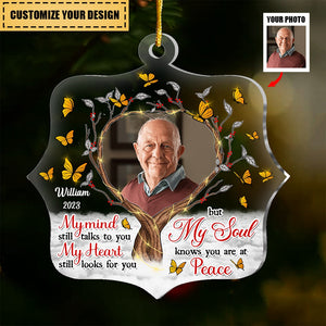 Personalized Memorial Gift You Are At Peace Photo Ornament