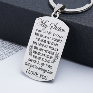SISTER - GRATEFUL - KEYCHAIN