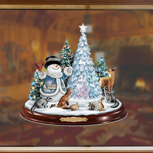 Snowman Merry Christmas Sticker