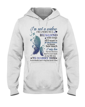 I'm Not A Widow Hooded Sweatshirt