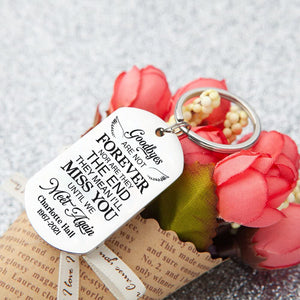 Personalized Until We Meet Again Keychain