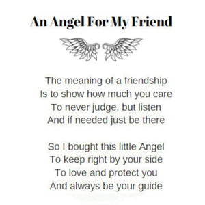 Personalized Guardian Angel Keychain - Best Friend Gift🎁
