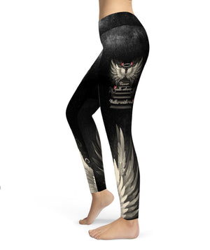Never Walk Alone Print Legging