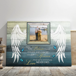 Your Wings Were Ready - Personalized Memorial Poster