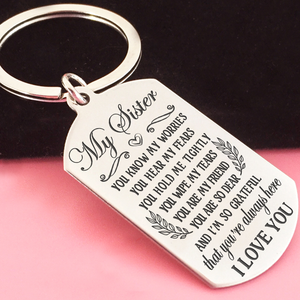 SISTER - GRATEFUL - KEYCHAIN
