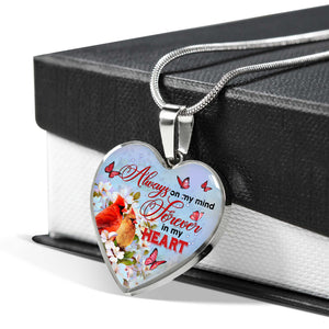 Memorial Cardinal Necklace - Always On My Mind
