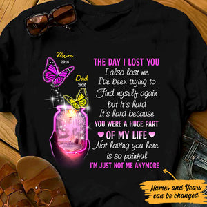 Personalized The Day I Lost You Memorial T-Shirt
