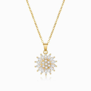 To My Daughter Sunflower Fidget Necklace