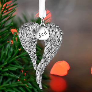 Angel Wing Memorial Christmas Tree Hanging Ornament