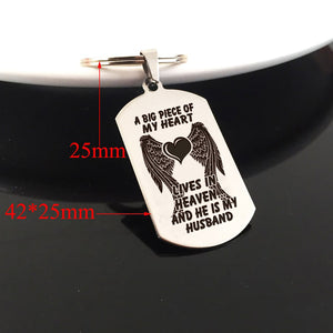 MY HUSBAND IN HEAVEN - KEY CHAIN