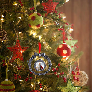 Personalized Metal Angel Picture Frame Memorial Christmas Ornaments