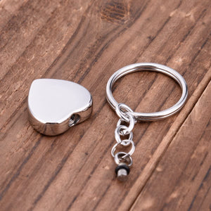 Engraved Cremation Urn Keychain for Ashes