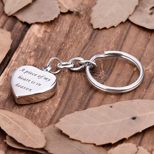 Engraved Cremation Urn Keychain for Ashes